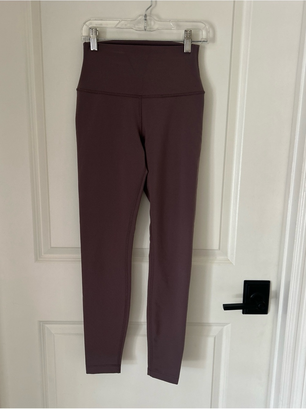 Alo Yoga High-Waist 26” Airbrush Leggings Purple Dusk Sz XXS Compression Pilates